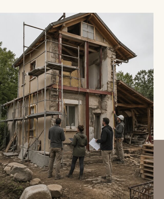 Реконструкция загородного дома под ключ в Колпине от бюро