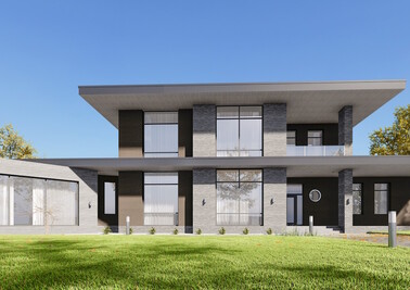 Разработка 3D фасада здания